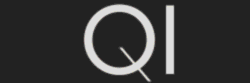 Quirky Interior official brand logo featuring white QI monogram on black square background